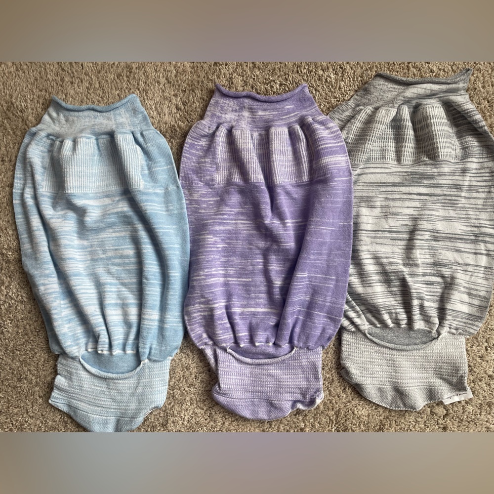 Swaddelini brand TRIO of size Large swaddles